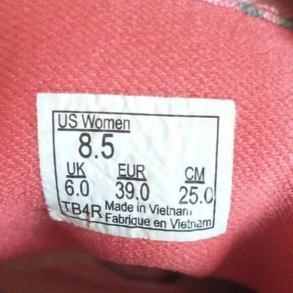 VANS Off The Wall Women's Sneakers TB4R Series Pink Floral Print Shoes - 8.5M - Picture 8 of 9